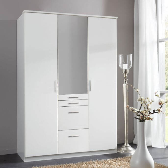 Armoire adulte contemporaine 135 cm Albertine